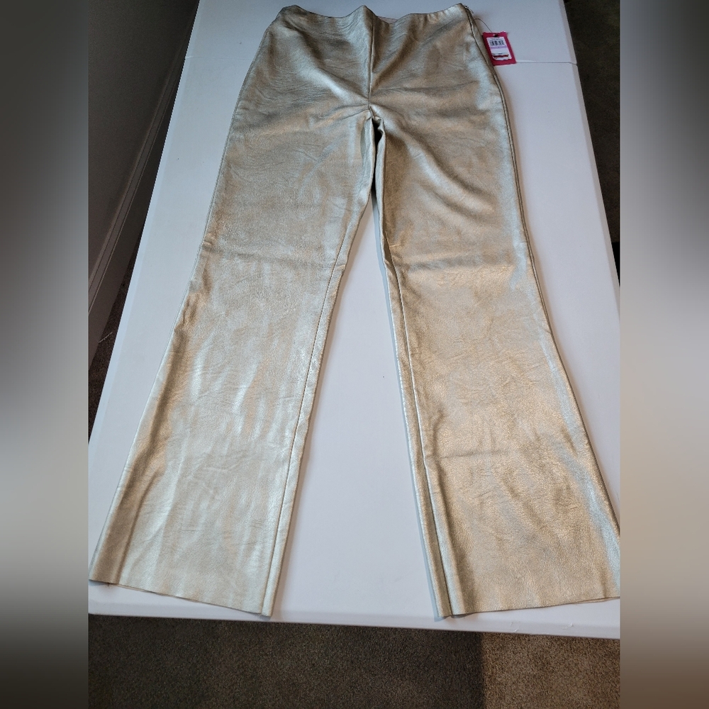 Vince Camuto Shiny Gold Pants